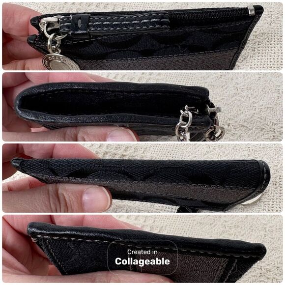 Coach Signature Stripe Mini Skinny Card Case F40749 65th Anniversary Legacy - Picture 3 of 6